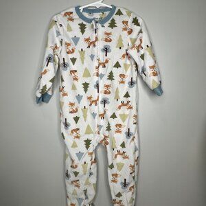 Chick Pea Gender Neutral Baby Clothes Footed Pajama 24M